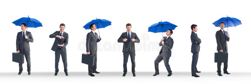 Biznesowego mężczyzna kolaż obrazy stock Biznesowego mężczyzna kolaż obrazy stock