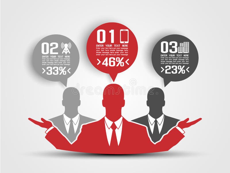 Biznesowego mężczyzna nowożytny infographic ilustracja wektor Biznesowego mężczyzna nowożytny infographic ilustracja wektor