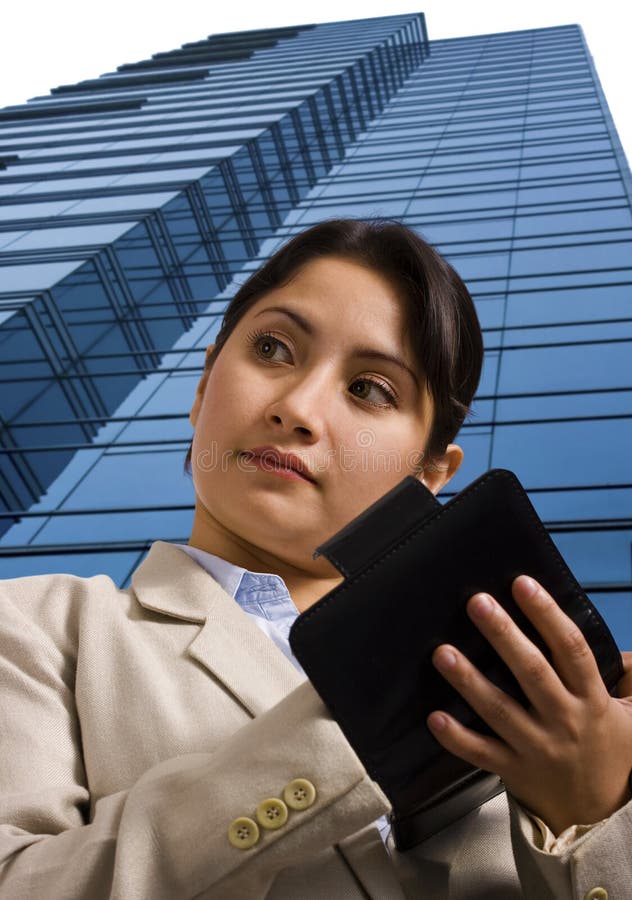 bizneswomanu organizatora osobisty writing fotografia stock bizneswomanu organizatora osobisty writing fotografia stock