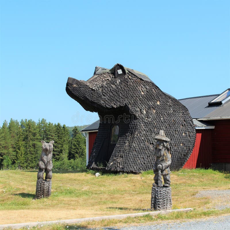 Björnstugan no ngermanland de Ã… imagens de stock Björnstugan no ngermanland de Ã… imagens de stock