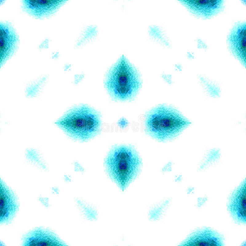 Bl? geometrisk vattenf?rg seamless modell Yttersidaprydnad royaltyfri bild Bl? geometrisk vattenf?rg seamless modell Yttersidaprydnad royaltyfri bild