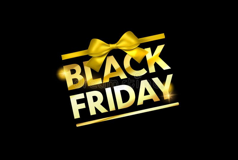 Black friday sale banner vector illustration