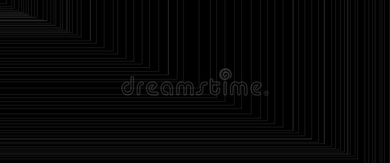 Black Abstract Geometric Modern Background. Vector Illustration Stock