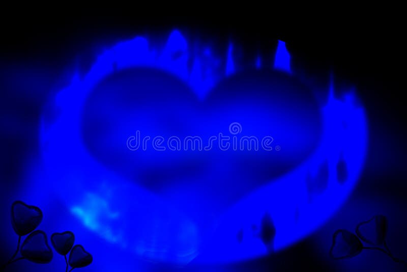 Black Background with Blue Hearts Stock Photo Image of gothic, hearts 171464552