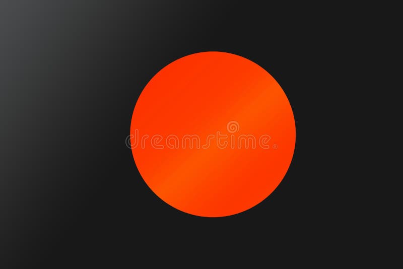 Black Background with a Red Circle for Wallpapers Stock Illustration