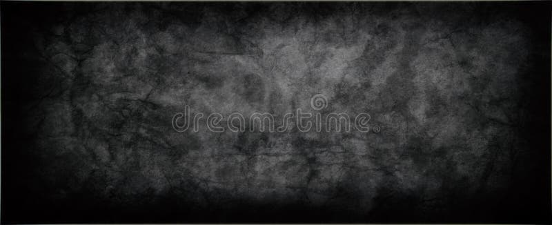 Black background texture, abstract charcoal gray paper with old vintage grunge textured design vector illustration