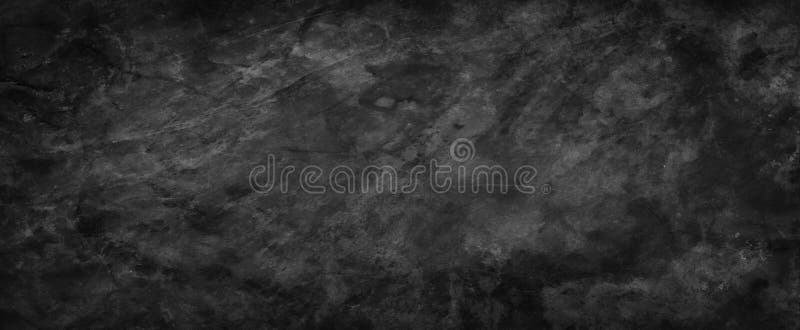 Black background texture and grunge, old chalkboard illustration, distressed charcoal gray paper with marbled paint spatter vector illustration