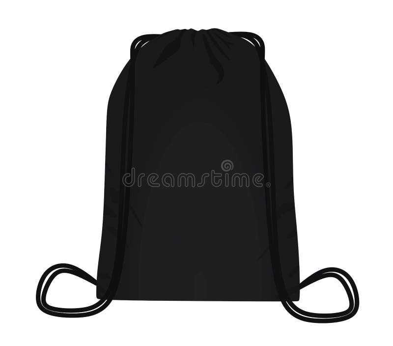 plain black pe bag