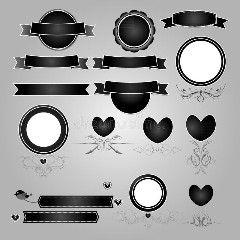 Black banner vector stock vector. Illustration of white - 79433984