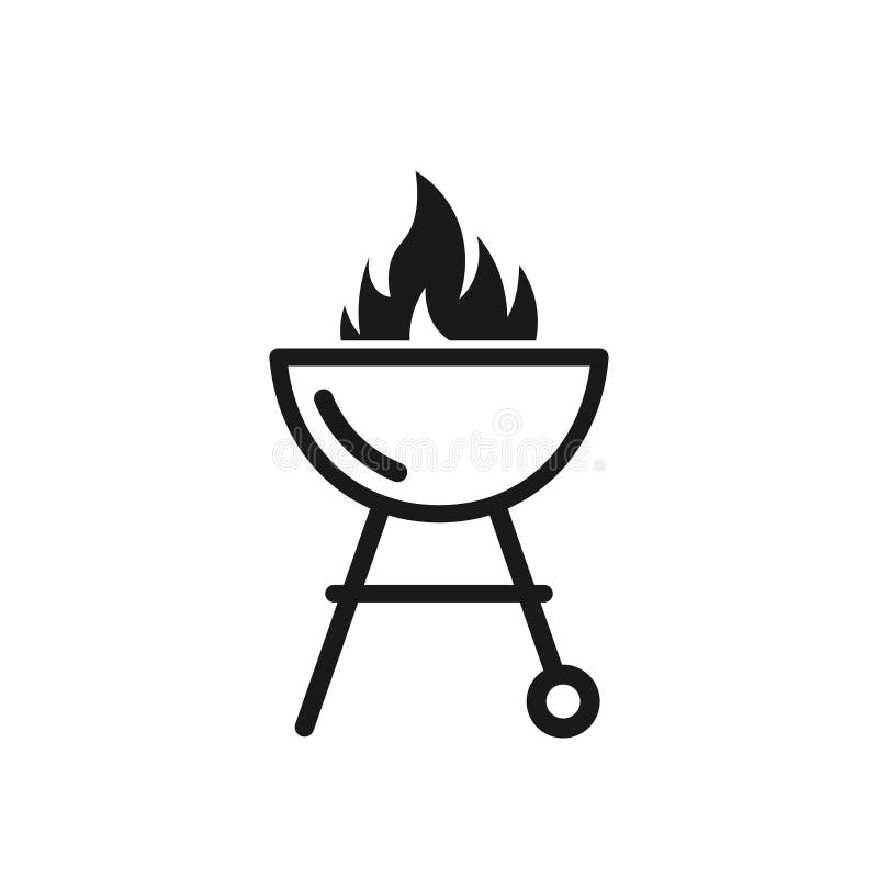 Barbecue grill party clip art set Royalty Free Vector Image