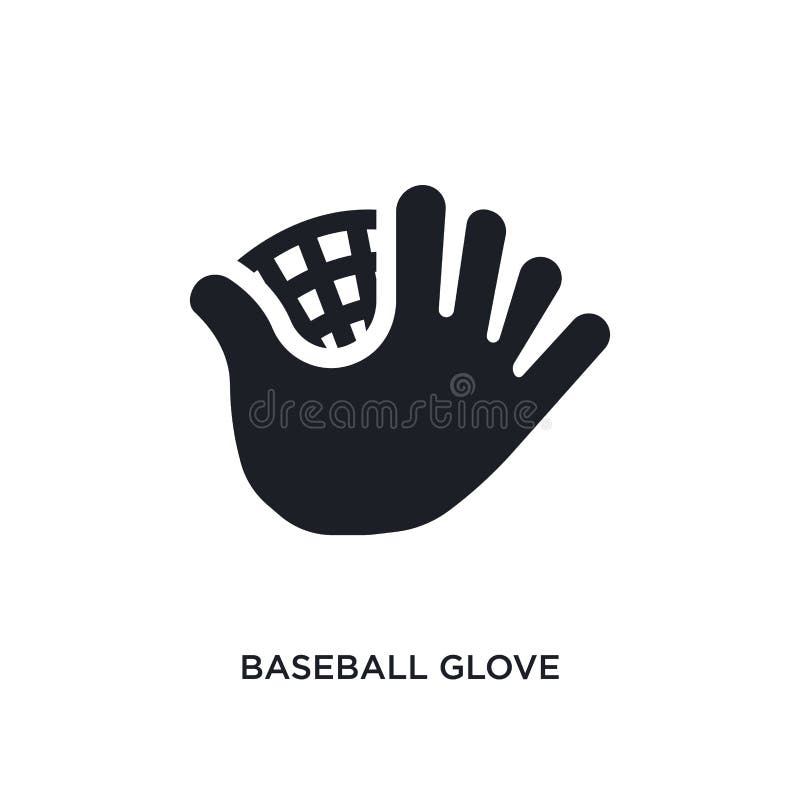 black baseball glove isolated vector icon. simple element illustration from sport concept vector icons. baseball glove editable stock illustration black baseball glove isolated vector icon. simple element illustration from sport concept vector icons. baseball glove editable stock illustration