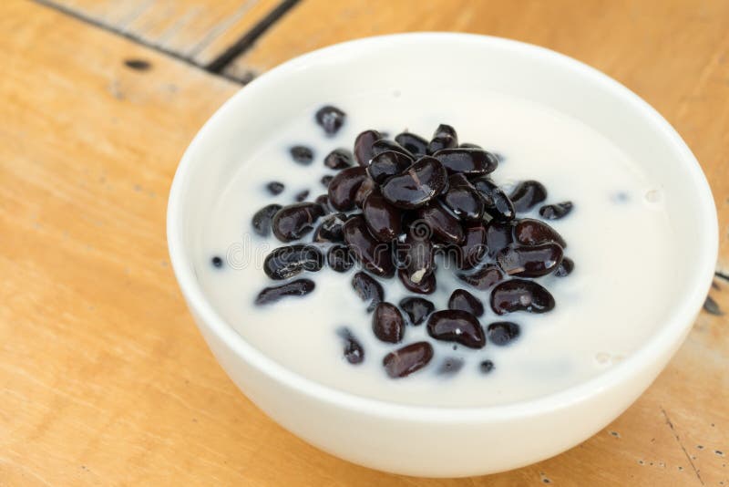 Black bean in coconut milk, Thai dessert