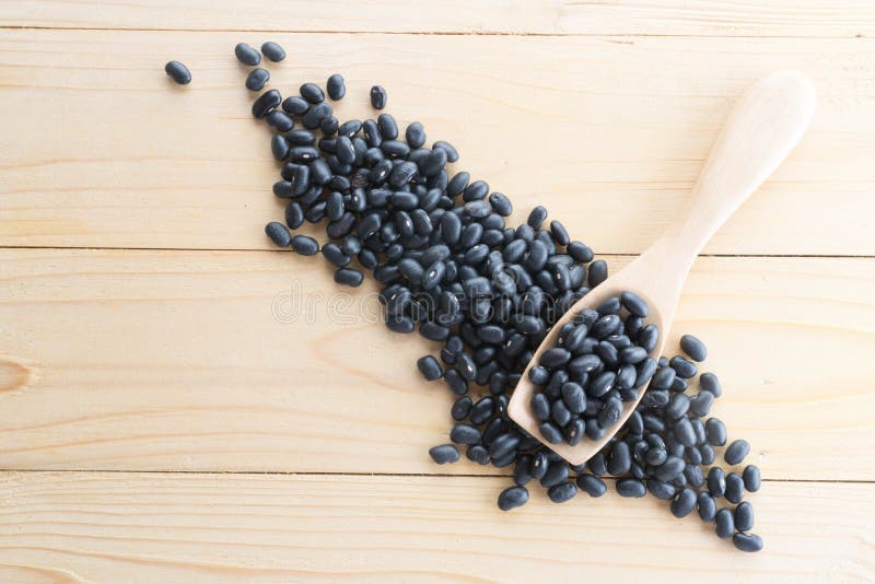 Blackbeans in hemp sack stock image. Image of plant 109430911