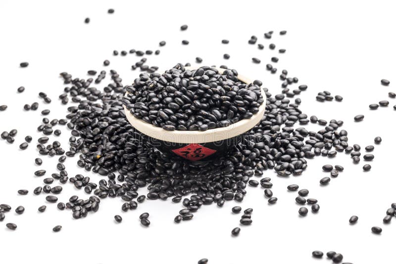 Nutritious black beans stock photo. Image of harvested 160259454