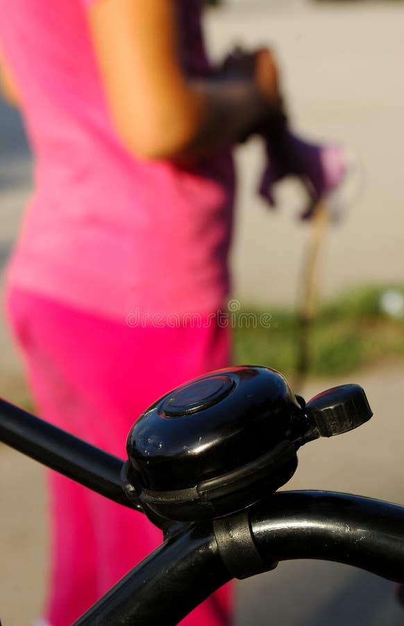 black bike bell