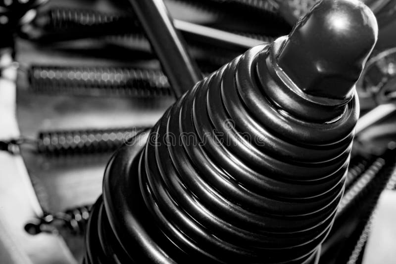 Black Bicycle seat springs stock image. Image of vintage 151723997