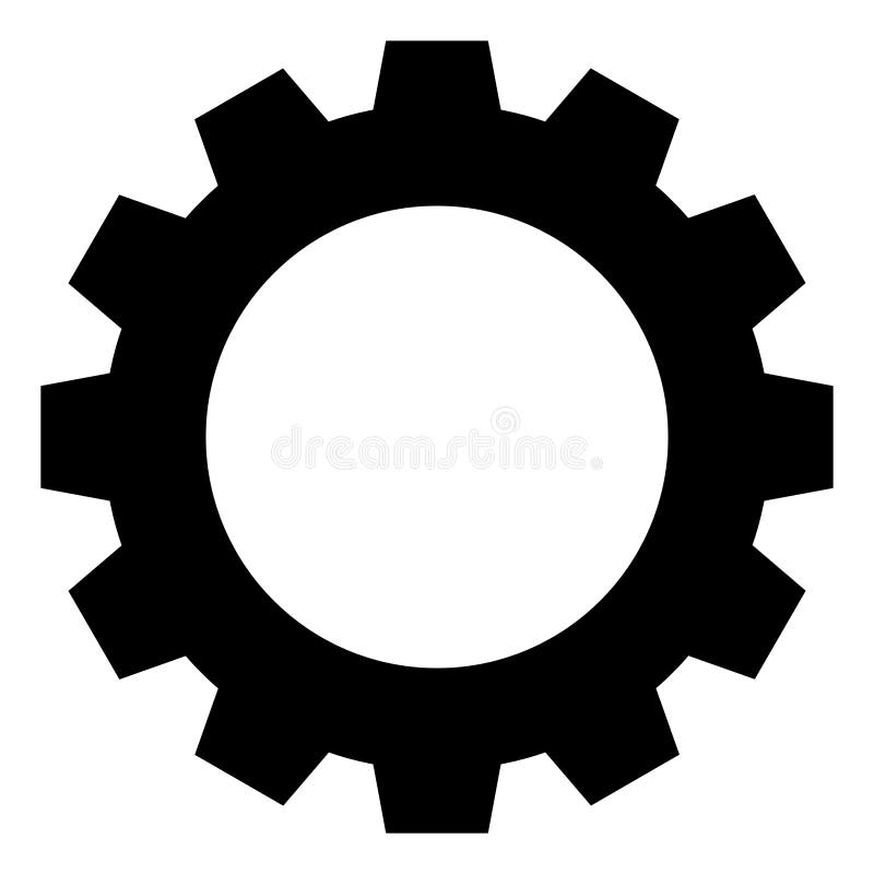 black gear clipart