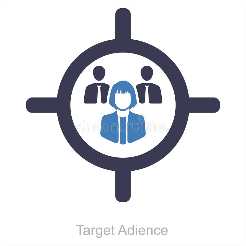Target Audience royalty free illustration