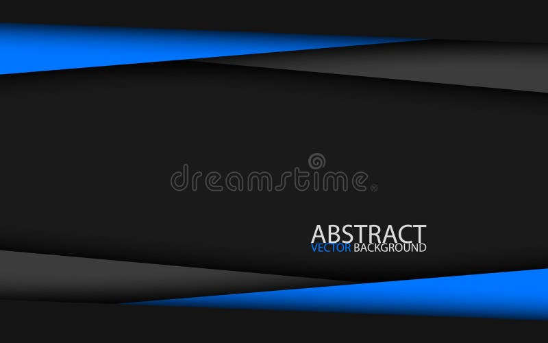 Black And Blue Modern Material Design, Corporate Template For Your