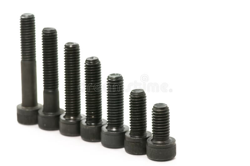 Black bolts stock photo. Image of background, tool, bolt 4112046