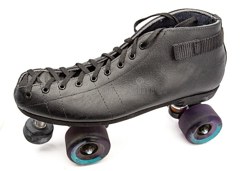 Black roller skate stock photo. Image of skating, equipment 131144576