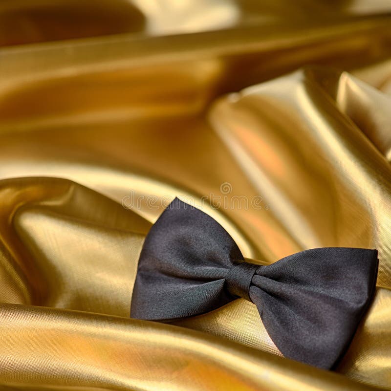 sparkly black bow tie