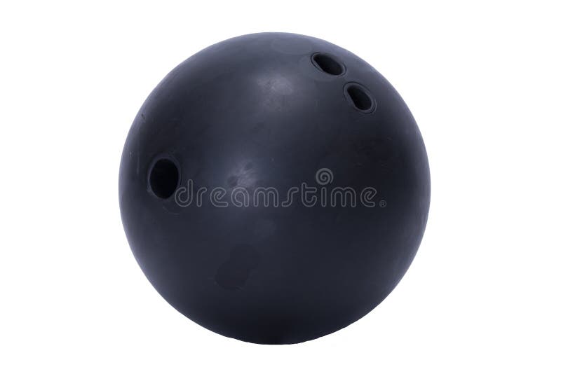Bowling Ball Black stock photo. Image of round, equipment 22900874