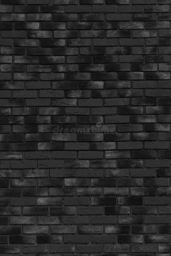 Black Brick Wall. Background of Interior Design Stock Image Image of