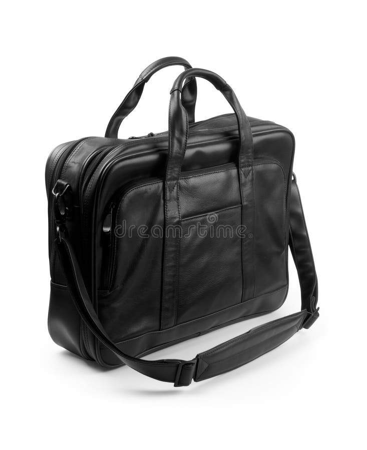 Black briefcase