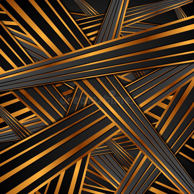 Black And Bronze Colors Abstract Modern Background Stock Vector