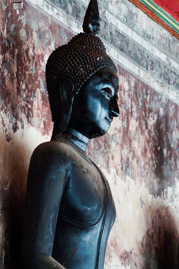 Black buddha stock photo. Image of temple, thailand, buddhism 34574280