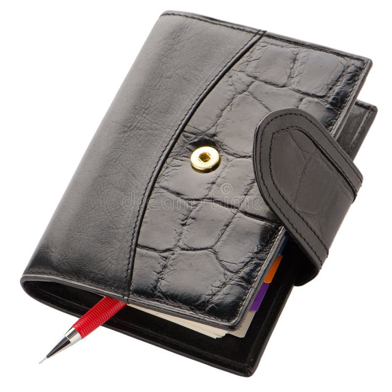 Black business book royalty free stock photo