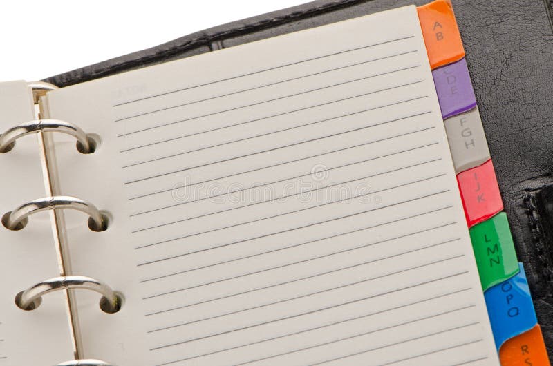 Black business book stock photo