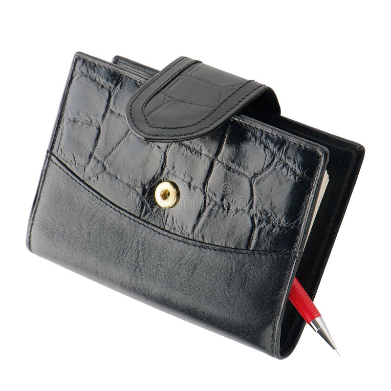 Black business book royalty free stock image