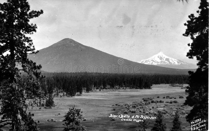 Black Butte And Mt. Jefferson, Central Oregon Picture. Image 222320417