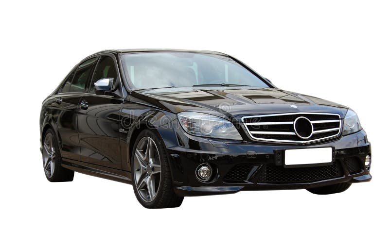 Black car AMG Mercedes