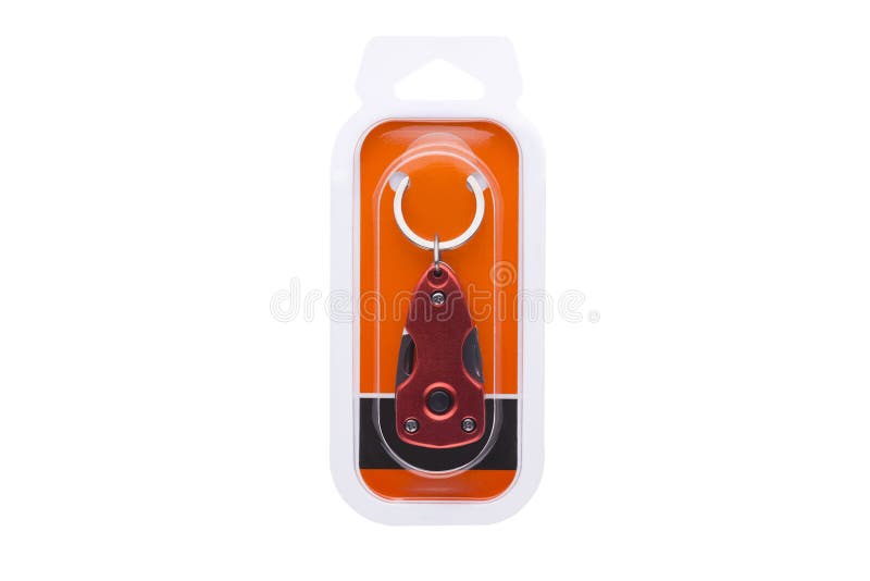 Hight quality small black red trinket multi-tool stock photography