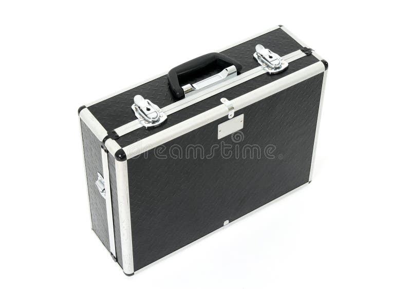 Black case with metal latches