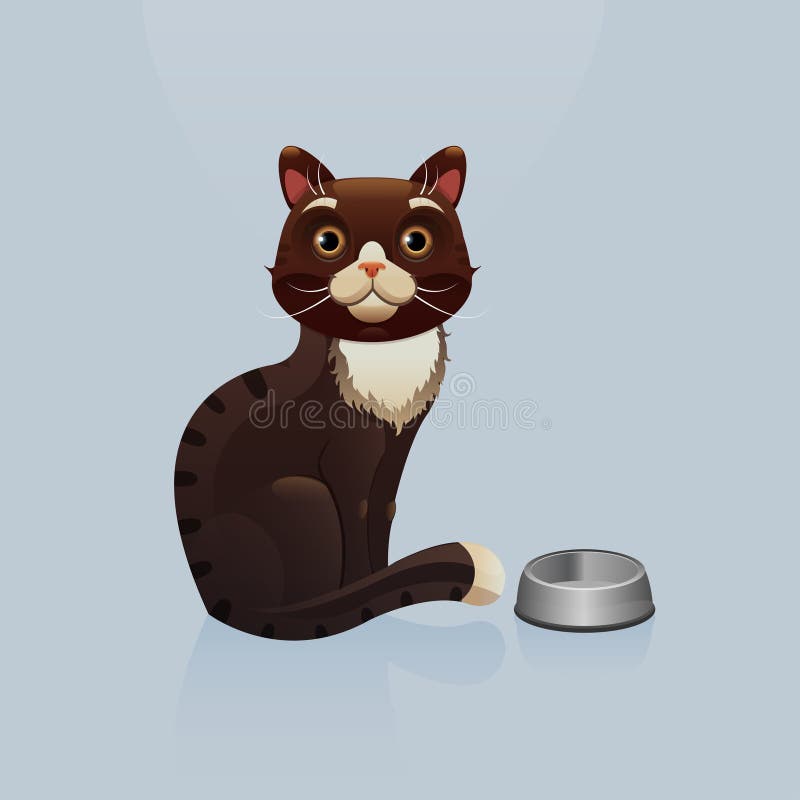 Black cat stock illustration