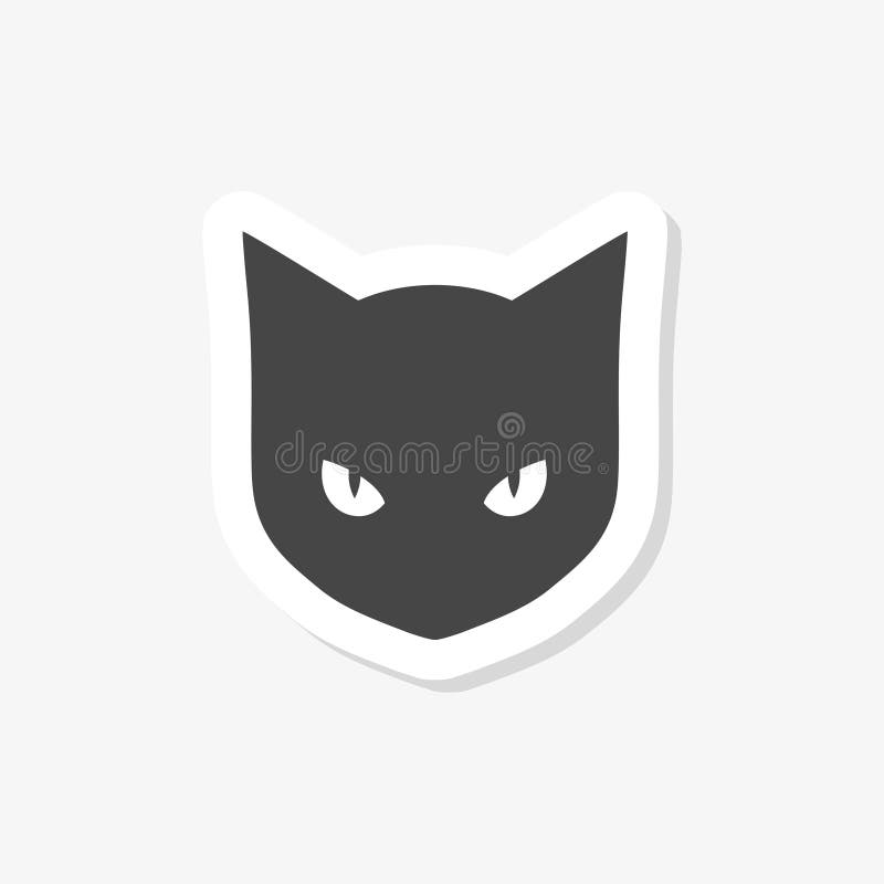 Cat the white color icon Royalty Free Vector Image