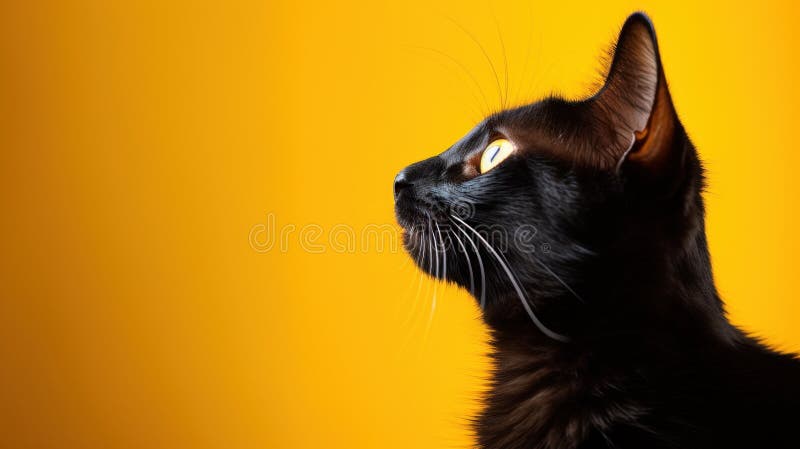 cute black cat icon. AI Generated 27735824 PNG