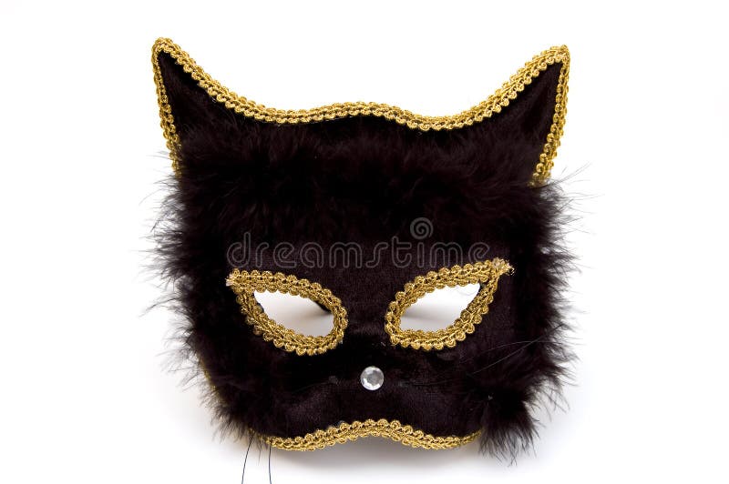 Black cat mask