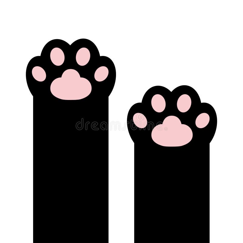 Black Cat Paw Print Set. Kitten Kitty Leg Foot with Pink Pad . Cute Cartoon Kawaii Funny Character Body Part Silhouette Stock Vector - Illustration of element, happy: 165641276 Black Cat Paw Print Set. Kitten Kitty Leg Foot with Pink Pad . Cute Cartoon Kawaii Funny Character Body Part Silhouette Stock Vector - Illustration of element, happy: 165641276