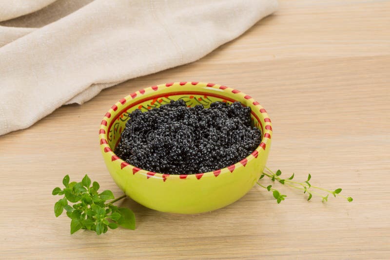 Black caviar stock photo. Image of meal, ingredient, salty 47335730