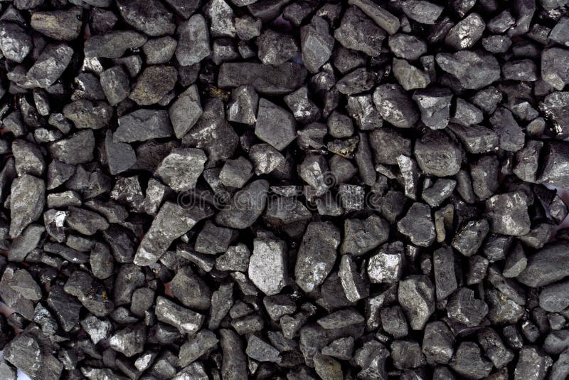 Black Charcoal Background. Abstract Texture. Top View Stock Photo