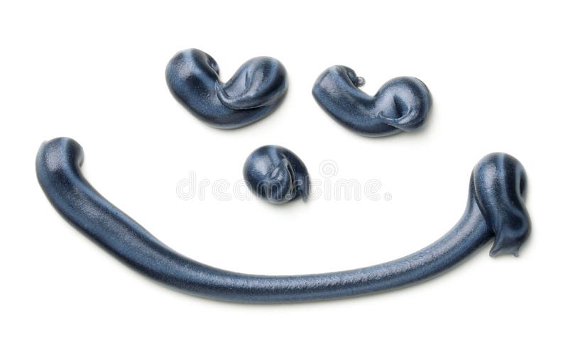 Black Charcoal Toothpaste Isolated On White Background royalty free stock photography Black Charcoal Toothpaste Isolated On White Background royalty free stock photography