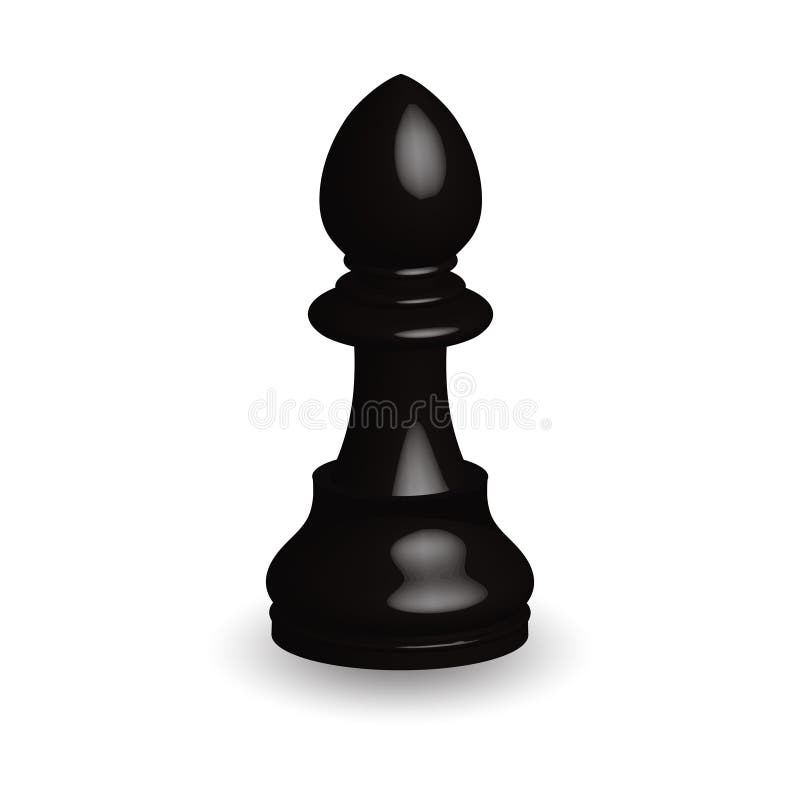 White chess piece horse 3d on background Vector Image