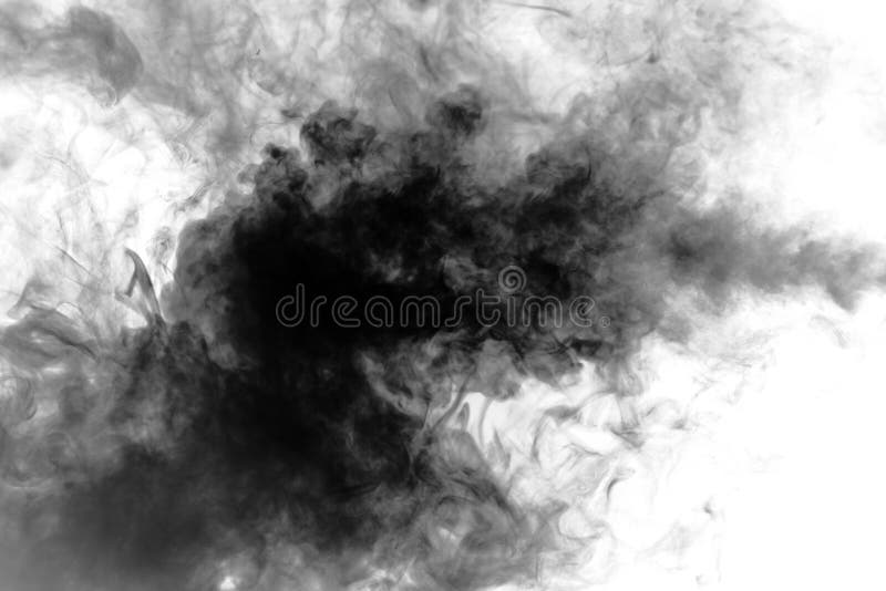 Black cigarette, hookah smoke on white background. Black cigarette, hookah smoke on white background