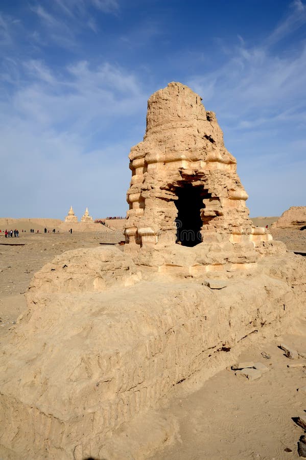 Black city ruins royalty free stock images