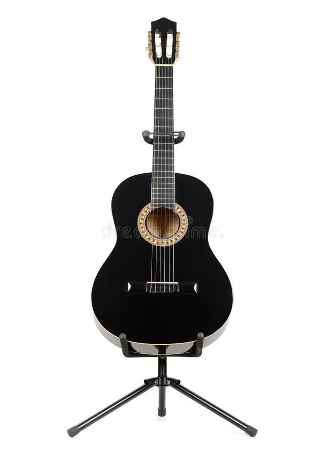 Black classical guitar stock photo. Image of country 108305592